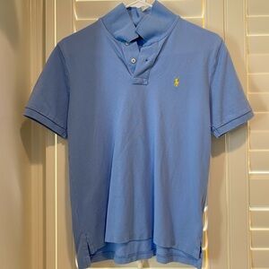 Light blue boys polo size 14